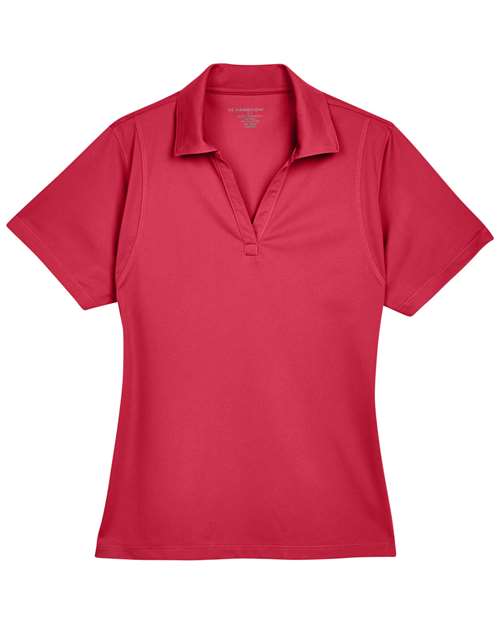 Harriton M354W Women's Micro-Piqué Polo