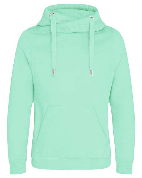 AWDis JHA021 Unisex Cross Neck Hooded Sweatshirt