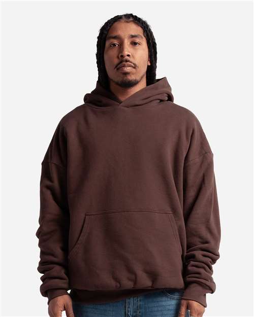 Shaka Wear SHDLP Men's Garment-Dyed Double Layer Reversible Hooded Sweatshirt