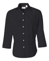Van Heusen 13V0527 Women's Three-Quarter Sleeve Baby Twill Shirt