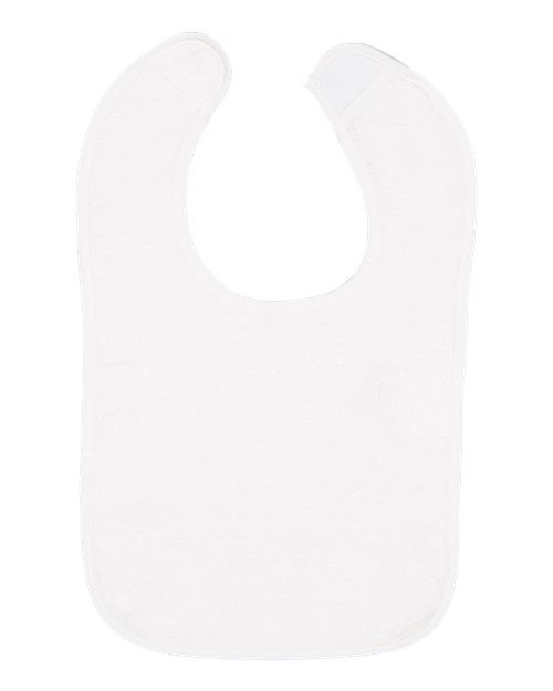 Rabbit Skins 1003 Infant Contrast Trim Terry Bib