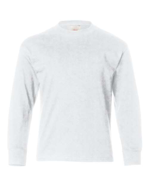 Hanes 5546 Youth Authentic Long Sleeve T-Shirt