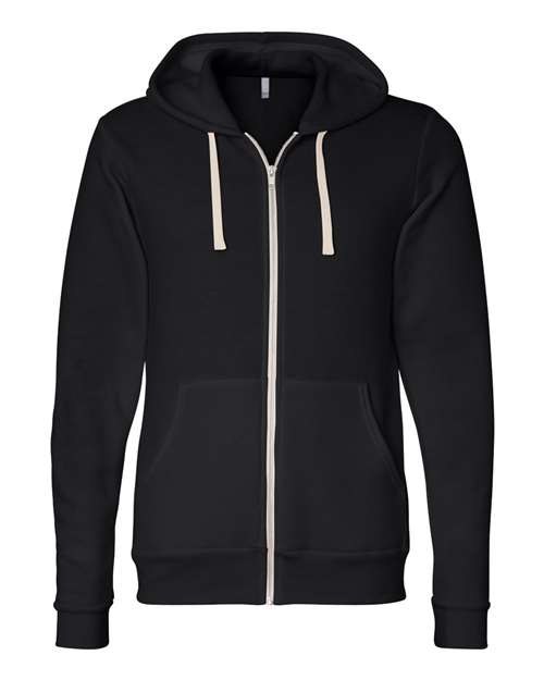 BELLA + CANVAS 3909 Unisex Triblend Sponge Fleece Full-Zip Hoodie