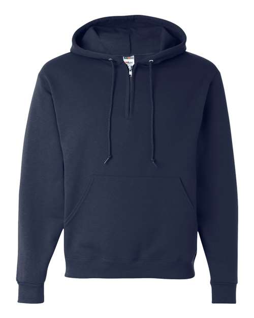 JERZEES 994MR Unisex NuBlend® Quarter-Zip Hooded Sweatshirt