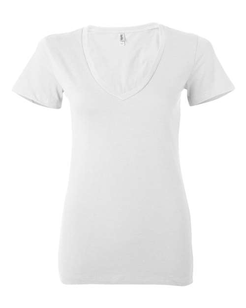 BELLA + CANVAS 6035 Women’s Jersey Deep V-Neck Tee