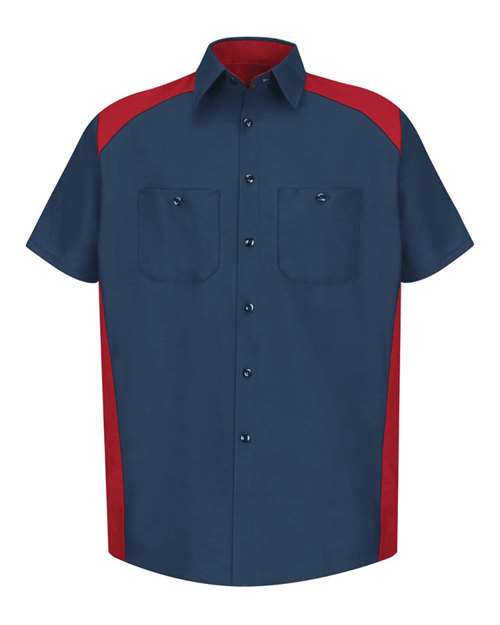 Red Kap SP28 Men's Short Sleeve Motorsports Shirt