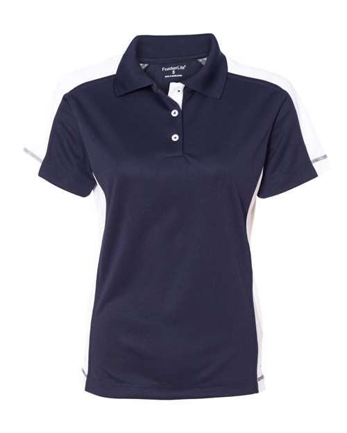 Sierra Pacific 5465 Women's Colorblocked Moisture Free Mesh Polo