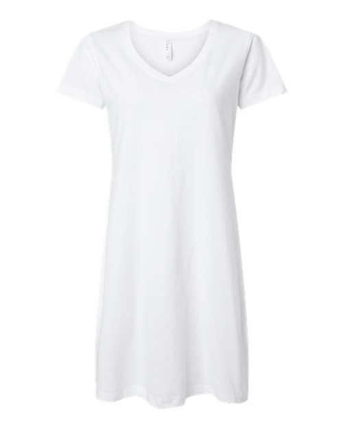 LAT 3522 Women's Fine Jersey V-Neck Coverup