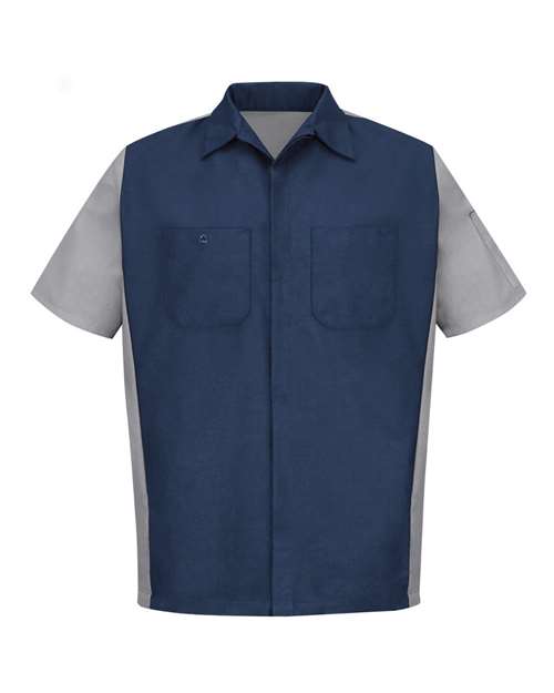 Red Kap SY20 Men's Short Sleeve Automotive Crew Shirt
