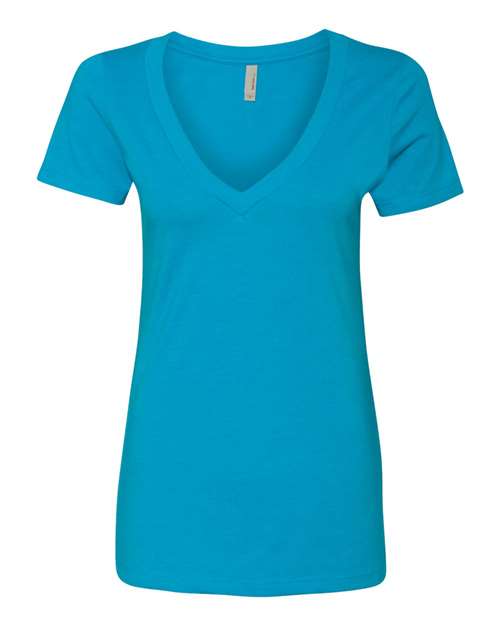 Next Level 6640 Women’s CVC Deep V-Neck T-Shirt