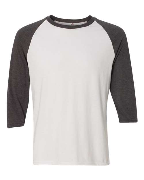 Anvil 6755 Unisex Triblend Raglan Three-Quarter Sleeve T-Shirt