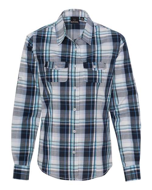 Burnside 5222 Women's Plaid Shirt
