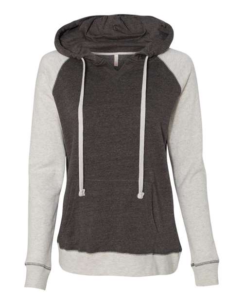 MV Sport W17127 Women’s Harper Raglan Hooded Sweatshirt