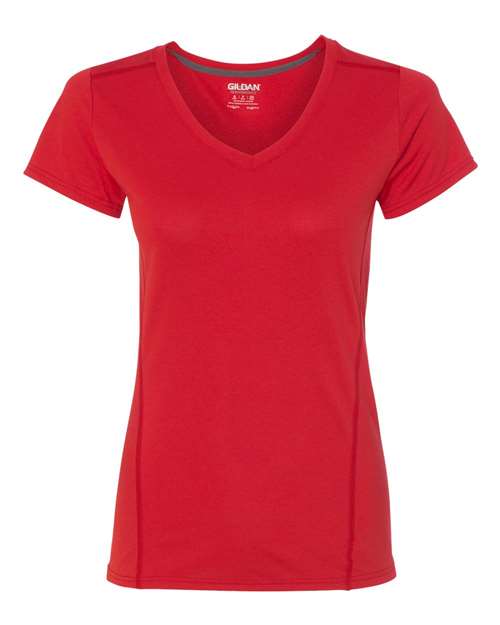 Gildan 47V00L Women's Performance® Tech V-Neck T-Shirt