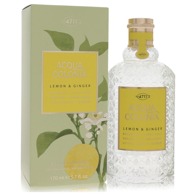 4711 ACQUA COLONIA Lemon & Ginger by 4711 Eau De Cologne Spray (Unisex) 5.7 oz