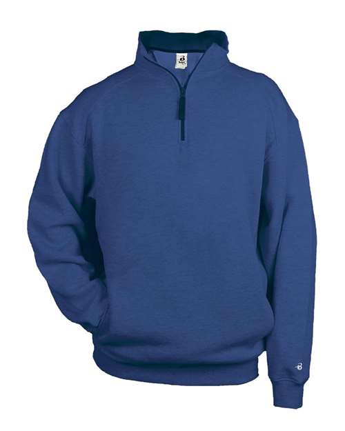 Badger 1286 Men's Quarter-Zip Fleece Pullover