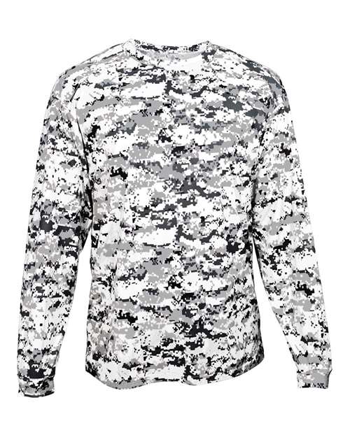 Badger 2184 Youth Digital Camo Long Sleeve T-Shirt