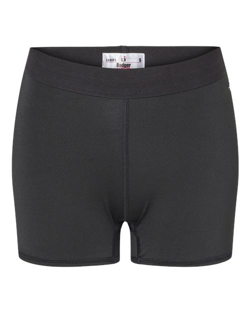 Badger 4629 Women’s 3" Pro-Compression Shorts
