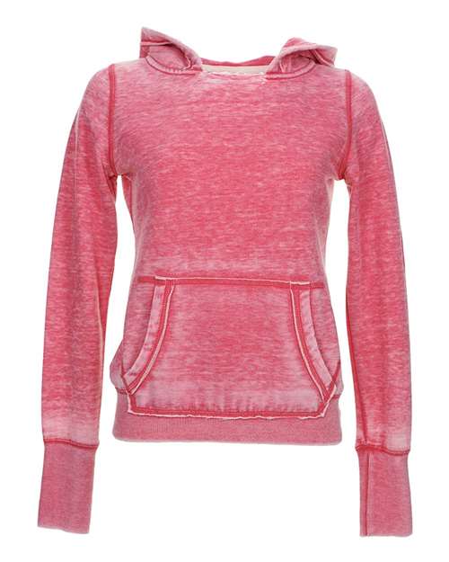 J. America 8912 Women's Zen Fleece Hooded Sweatshirt