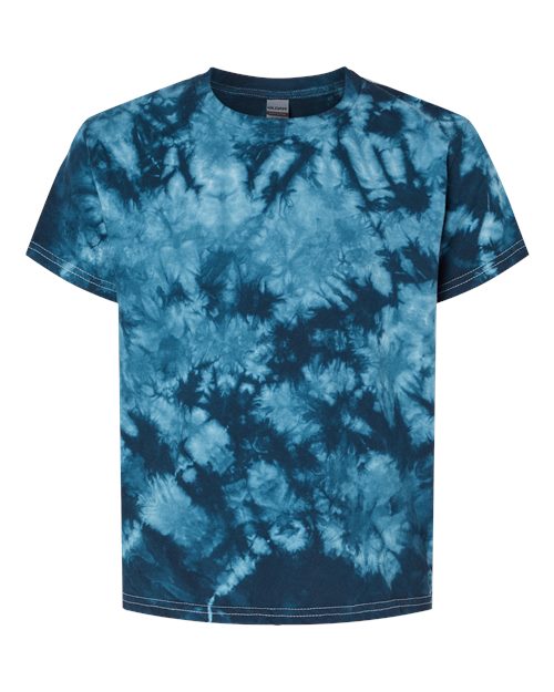 Dyenomite 20BCR Youth Crystal Tie-Dyed T-Shirt