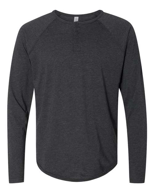 Next Level 6072 Men's Triblend Henley T-Shirt