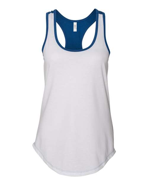 Next Level 1534 Women’s Ideal Colorblocked Racerback Tank