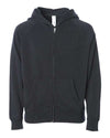 Independent Trading Co. PRM10TSBZ Toddler Lightweight Special Blend Raglan Zip Hood