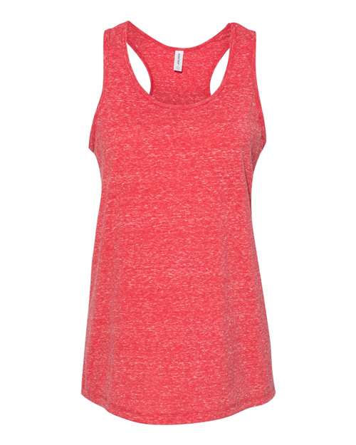JERZEES 88WTKR Women's Snow Heather Jersey Racerback Tank Top
