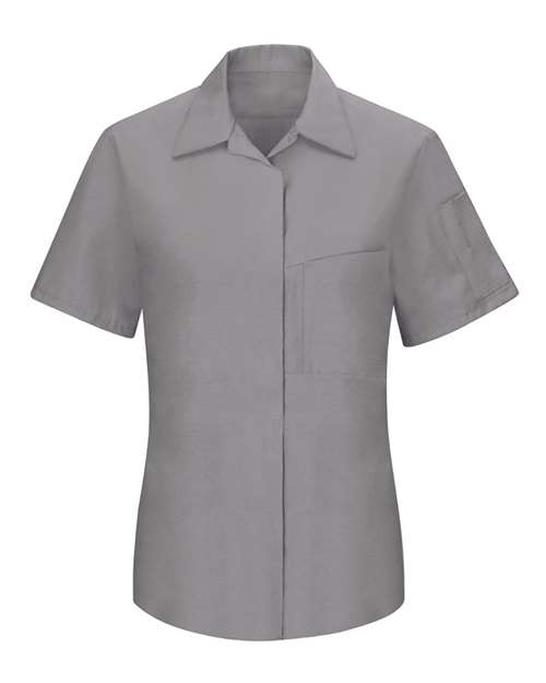 Red Kap SY41 Women's Performance Plus Short Sleeve Shop Shirt with Oilblok Technology