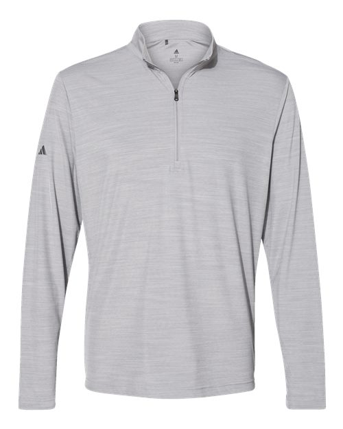 Adidas A475 Men's Lightweight Mélange Quarter-Zip Pullover