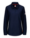 Bulwark QT15 Women's iQ Series® Long Sleeve Polo with 4-Button Placket