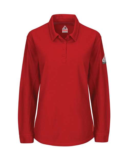 Bulwark QT15 Women's iQ Series® Long Sleeve Polo with 4-Button Placket
