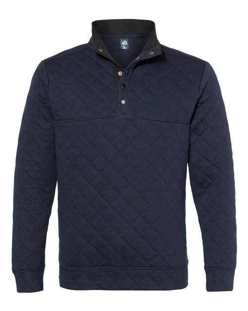 J. America 8890 Men's Quilted Snap Pullover