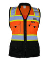 Kishigo S5021-5022 Women's Premium Black Series® Heavy Duty Surveyors Vest