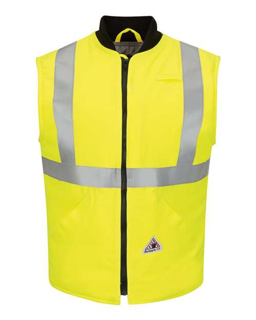 Bulwark VMS4HV Men's Hi Vis Insulated Vest with Reflective Trim - CoolTouch®2