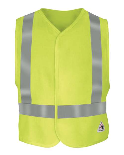 Bulwark VMV4HV Men's Men's Hi-Visibility Flame-Resistant Safety Vest