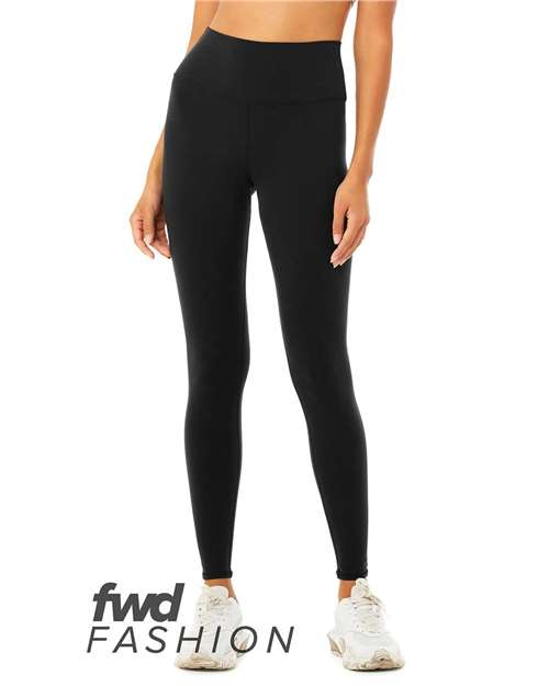 BELLA + CANVAS 0813 Women's FWD Fashion High Waist Fitness Leggings