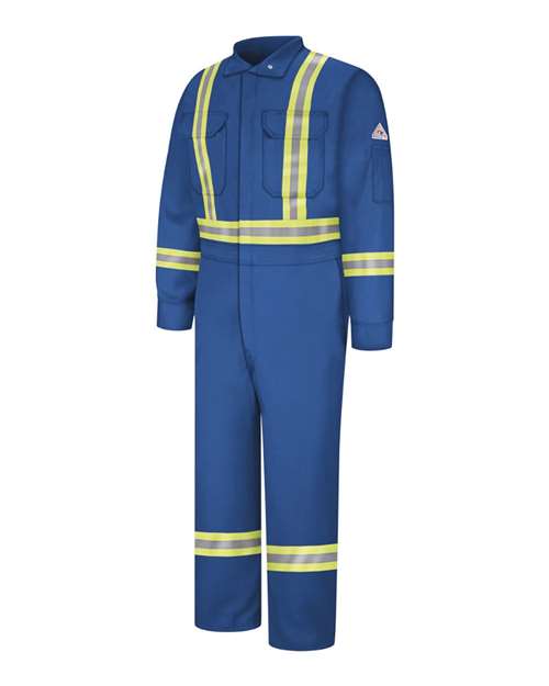 Bulwark CLBC Men's Premium Coverall with CSA Compliant Reflective Trim - EXCEL FR® ComforTouch®.