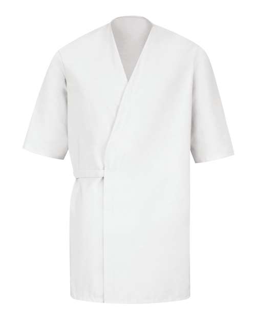 Red Kap WP18 Men's Collarless Poplin Butcher Wrap