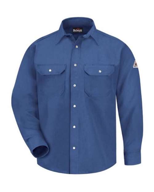Bulwark SNS6 Men's Snap-Front Uniform Shirt - Nomex® IIIA - 6 oz.