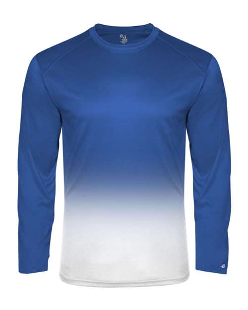 Badger 2204 Youth Ombre Long Sleeve T-Shirt
