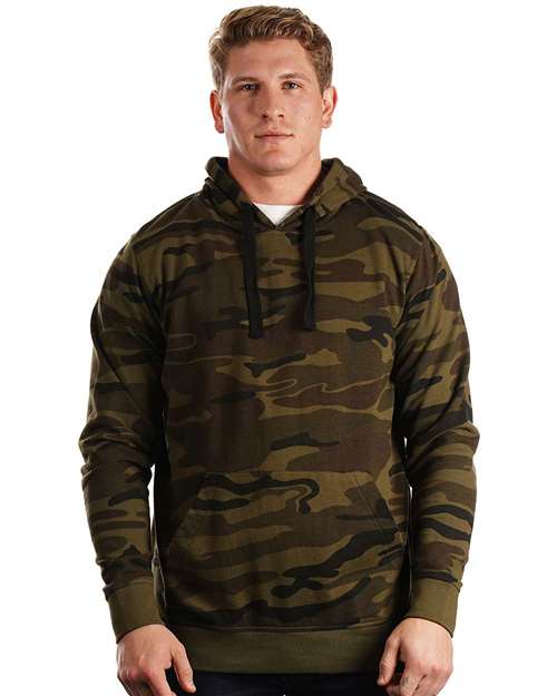 Burnside 8605 Men's Enzyme-Washed French Terry Hooded Sweatshirt