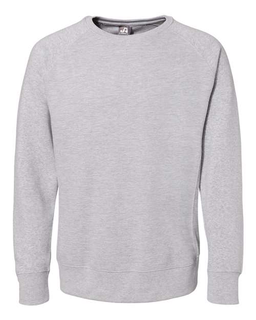 J. America 8707 Men's Ripple Fleece Raglan Crewneck Sweatshirt