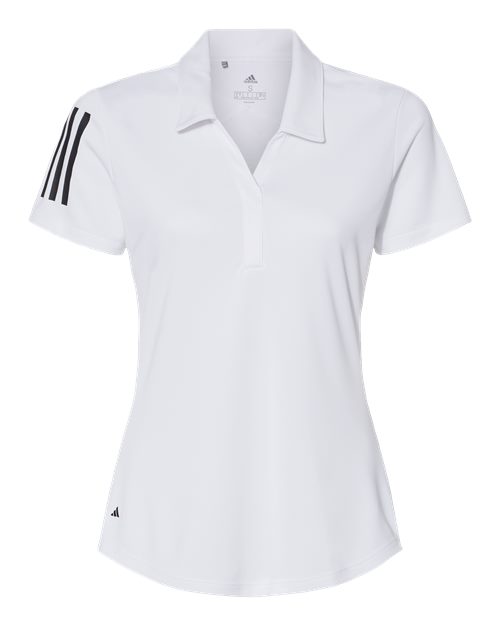 Adidas A481 Women's Floating 3-Stripes Polo