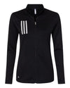Adidas A483 Women's 3-Stripes Double Knit Full-Zip