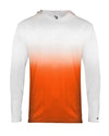 Badger 2205 Youth Ombre Hooded Long Sleeve T-Shirt
