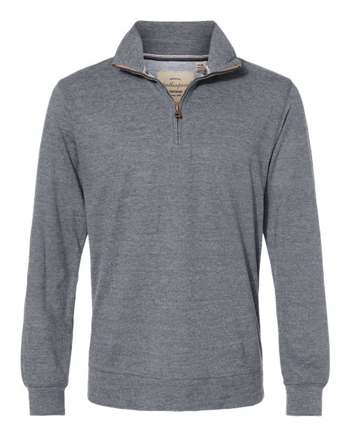 Weatherproof 2130060 Men's Vintage Microstripe Quarter-Zip Pullover