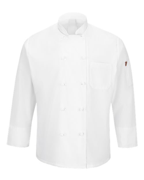 Chef Designs 044X Mimix™ Ten Knot Button Chef Coat with OilBlok