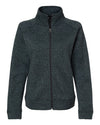 J. America 8716 Women's Traverse Full-Zip Sweater