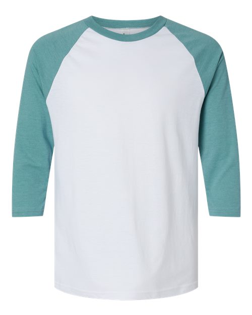 American Apparel 2003CVC CVC Three-Quarter Sleeve Tee
